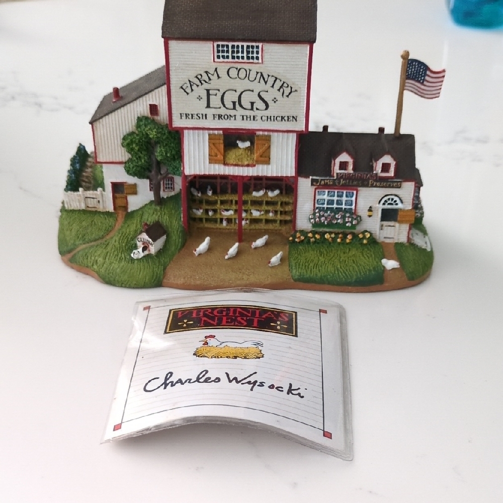 Charles Wysocki Farm Country Eggs Decor